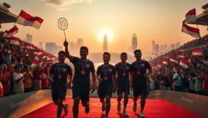 Pebulutangkis Indonesia Raih Emas di Olimpiade