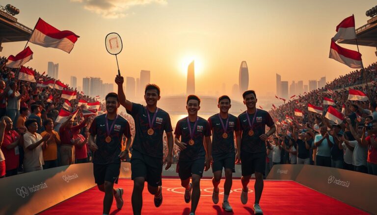 Pebulutangkis Indonesia Raih Emas di Olimpiade