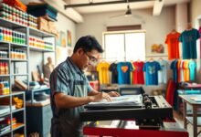 usaha sablon kaos lokal